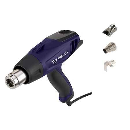 Weldy hot-air hand tool, infinitely varible rapid temperature selection and two-stage blower HG 330-S